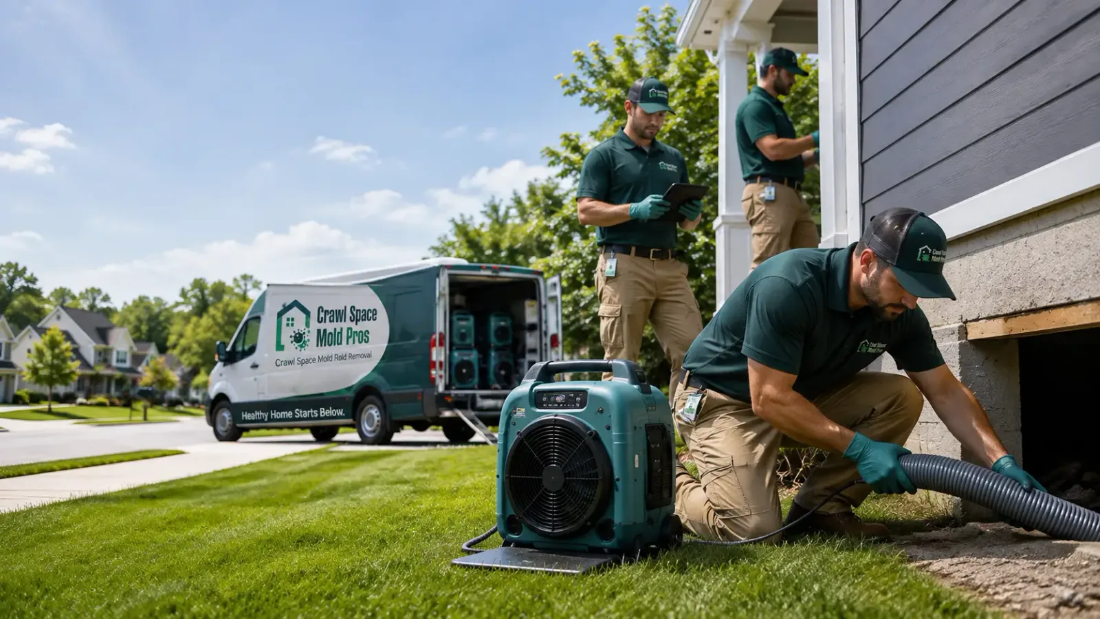 Crawl Space Mold Removal in Redford, MO